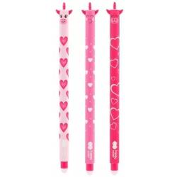 Roller cu cerneal&259; termosensibil&259; ideal pentru scriere curat&259; &537;i corect&259; Textul poate fi &537;ters cu u&537;urin&539;&259; prin frecare folosind guma integrat&259; la cap&259;tul instrumentului de scris Design modern cu 3 modele de tatuaje diferite pe corpul rollerului face din acest produs o alegere practic&259; &537;i atractiv&259; pentru &537;coal&259; sau birou CaracteristiciCerneal&259; 