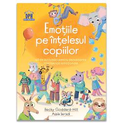 Aceast&259; carte interactiv&259; îi ajut&259; pe copii s&259; descopere &537;i s&259; în&539;eleag&259; lumea complex&259; a emo&539;iilor prin joac&259; &537;i activit&259;&539;i practice Structurat&259; în 40 de exerci&539;ii creative cartea îi înva&539;&259; pe cei mici s&259; recunoasc&259; s&259; exprime &537;i s&259; gestioneze emo&539;iile într-un mod s&259;n&259;tos &537;i echilibrat Fiecare activitate de la desen 