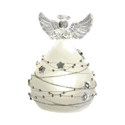 Adaug&259; o not&259; subtil&259; &351;i luminoas&259; decorului t&259;u de s&259;rb&259;tori cu acest înger elegant din sticl&259; satinat&259; Fiecare detaliu este gândit pentru a transmite delicate&355;e &351;i rafinament silueta îngerului este conturat&259; cu forme fine iar lumina LED integrat&259; creeaz&259; un efect blând captând privirile &351;i aducând o atmosfer&259; cald&259; în 