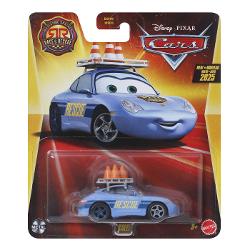 Acesta masinuta este realizata foarte in detaliu cu o culoare impecabila deci nu poate lipsi din colectia ta Joaca cu acest model ne ajuta sa retraim scenele favorite din filmul Cars de la Disney Pixar Masinuta este construita la o scara de 1 la 55 cu o dimensiune aproximativa de 9-10cm Este construita din metal si are si parti din plastic Intra in universul Cars3 o lume plina de aventuri automobilistice Acest pachet contine personajul Sally