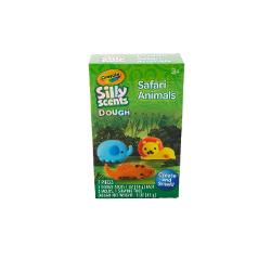 Porneste intr-o aventura creativa prin savana cu setul Crayola Silly Scents Dough – Safari Animals Acest set contine 3 plastiline parfumate 28 g fiecare 3 forme pentru modelaj cu animale salbatice precum elefant leu si crocodil si o unealta speciala pentru modelare Perfect pentru copii de peste 3 ani produsul combina joaca tactila cu mirosuri distractive stimuland imaginatia si dezvoltarea abilitatilor motorii Creeaza si simte – o experienta educativa si senzoriala de 