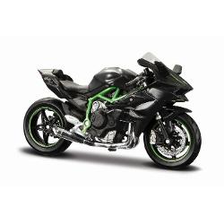 Adauga in colectie o replica impresionanta a legendarului Kawasaki NINJA H2R Model die-cast realizat cu atentie la detalii perfect pentru colectionari si pasionatii de motociclete Puncte forte Design realist carenaje sculptate far frontaltransparent discuri de frana perforate anvelope cu profil realist Culoare premium Materiale de calitate corp din metal turnat cu insertii din plastic rezistent aspect solid si finisaje curate Detalii functionale roti mobile ghidon virabil suspensie 
