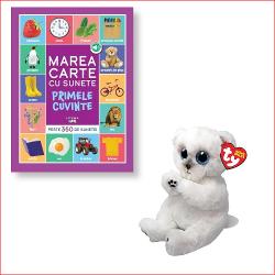 Un set adorabil pentru micii curio&537;i Con&539;ine cartea bestseller „Bebe înva&539;&259; Marea carte cu sunete” care stimuleaz&259; descoperirea &537;i înv&259;&539;area prin joac&259; &537;i ursule&539;ul de plu&537; alb TY moale &537;i dr&259;g&259;la&537; – perfect pentru 