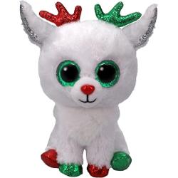Jucarie de plus TY Beanie Boos - Snowdrop ren 15 cm