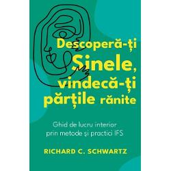 Te-ai intrebat vreodata de ce uneori reactionezi ca si cum „o parte din tine” ar prelua controlul Sau de ce te simti prins in lupta dintre voci interioare care par sa traga in directii diferite Cartea Descopera-ti Sinele vindeca-ti partile ranite semnata de Dr Richard C Schwartz – creatorul metodei Internal Family Systems IFS – iti arata ca nu esti „defect” ci doar complex In fiecare dintre noi exista o familie interioara de parti distincte 