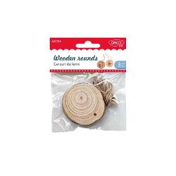 Adaug&259; un aer rustic &537;i natural proiectelor tale creative cu setul Cercuri de Lemn DACO Ideal pentru decora&539;iuni handmade ornamente de Cr&259;ciun etichete personalizate proiecte DIY sau activit&259;&539;i &537;colare acest set î&539;i ofer&259; elementele de baz&259; pentru crea&539;ii unice &537;i originaleFiecare cerc este realizat din lemn natural iar setul include &537;i 