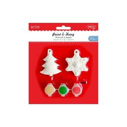 Adaug&259; un strop de magie &537;i culoare bradului de Cr&259;ciun Acest set creativ îi îndeamn&259; pe cei mici &537;i nu numai s&259; picteze propriile decora&539;iuni transformând preg&259;tirile de s&259;rb&259;tori într-o activitate distractiv&259; &537;i memorabil&259;&10024; Con&539;inutul setuluiul 