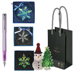 Pachet cadou cu stilou Parker Vector XL SE Liliac