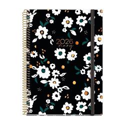 Agenda cu spira Miquelrius Plus 155x213 mm datata saptamanal Noir Garden Natura MR34532  