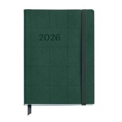 Agenda Journal Miquelrius 122x168 mm flex datata saptamanal Squares Green MR33175