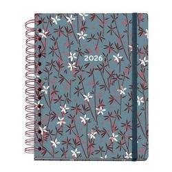 Agenda cu spira Miquelrius Plus 160x218 mm datata saptamanal Bamboo Arno Dufour MR34566