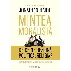 Într-o lume polarizat&259; &351;i dezbinat&259; Haidt lanseaz&259; o provocare gândirii conven&355;ionale despre moralitate politic&259; &351;i religie adresându-se întregului spectru politic Judec&259;&355;ile noastre morale arat&259; el sunt de multe ori rezultatul instinctelor nu al ra&355;iunii Liberalii conservatorii &351;i libertarienii au intui&355;ii diferite despre ce e bine &351;i ce e r&259;u; fiecare din p&259;r&355;ile implicate 