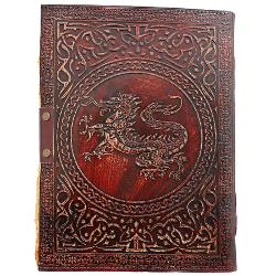 Jurnal Vintage dimensiune 20 x 15 cm coperti din piele naturala cusute manual hartie lucrata manual din bumbac inchizatoare metalica tip ancora