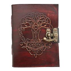 Jurnal Vintage dimensiune 175 x 125 cm coperti din piele naturala cusute manual hartie lucrata manual din bumbac inchizatoare metalica tip ancora