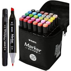 Descoper&259; libertatea creativ&259; cu acest set de 30 de markere art cu dou&259; capete perfecte pentru desen schi&539;are &537;i colorare Indiferent dac&259; e&537;ti artist profesionist elev sau pasionat de ilustra&539;ie aceste markere ofer&259; control versatilitate &537;i culori vibranteFiecare marker este dotat cu un cap&259;t lat ideal pentru acoperirea rapid&259; a suprafe&539;elor mari &537;i un cap&259;t sub&539;ire pentru detalii fine 
