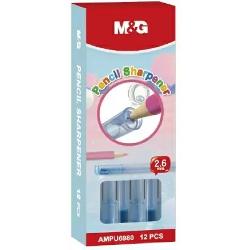 Ascu&539;itoarea M&G este conceput&259; special pentru creioanele colorate mecanice oferind o ascu&539;ire precis&259; a vârfului minei f&259;r&259; a deteriora corpul creionului Practic&259; &537;i curat&259; este ideal&259;pentru &537;coal&259; birou sau activit&259;&539;i artisticeAscu&539;itoare pentru creion colorat mecanic M&GForma sa special&259; permite ascu&539;irea doar a vârfului minei f&259;r&259; riscul de 