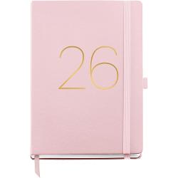 Agenda Miquelrius Plus 155x213 mm datata saptamanal Chester Pink CAT MR22678