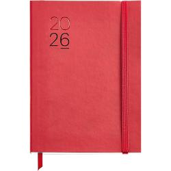 Agenda Miquelrius Plus 155x213 mm flex datata zilnic Luxor Red MR22734