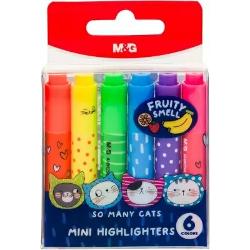 Adaug&259; culoare & poft&259; de lucru noti&539;elor tale cu eviden&539;iatoarele miniSo many cats Designul adorabil cu pisicu&539;e &537;i cerneala parfumat&259;transform&259; orice sesiune de studiu sau birou într-una mai vesel&259;Corp rotund al eviden&539;iatorului cu design atractiv cu pisicu&539;e tematica „So many cats”Format mini — u&537;or de folosit &537;i de depozitatCerneal&259; parfumat&259; 