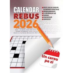 Rebus &537;i calendar pe anul 2026 365 filepeste 300 de careuri cu defini&539;ii spiritualejocuri rebusistes-a întâmplat azisudokuenigmistic&259;horoscop