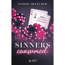 Rezumat Sinners Consumed - Somme SketcherLumea mea e în fl&259;c&259;ri iar eu sunt obsedat de fata care a aprins chibritulPumnii însângera&539;i &537;i trupul lipsit de via&539;&259; de la picioarele mele confirm&259; totul Penny este pierzania meaMasca mea de gentleman e doar o amintireP&259;catele mi se scurg prin c&259;ma&537;&259; asemenea cerneliiAm încercat s-o las N-am pututAm încercat 