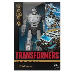 Uneste-ti personajele preferate din intreaga lume a robotilor Transformers in colectia ta cu figurinele de actiune Transformers Age of the Primes Aceste figurine de actiune de 7 inch se transforma intre modul robot si modul alternativ Echipate cu accesorii de lupta incluse figurinele au cap brate si picioare articulate pentru pozitii de actiune impresionante Transformers Age of the Primes deschide lumea Primes primii roboti din mitologia Transformers un panteon de treisprezece fiinte 