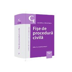Fisele de procedura civila reprezinta un proiect editorial dedicat studentilor masteranzilor si absolventilor care se pregatesc pentru examenele de admitere si definitivat in profesiile juridice abordarea autorilor fiind axata in special pe prezentarea teoretica a institutiilor dreptului procesual civil astfel cum acestea au fost configurate respectiv reconfigurate prin noul Cod de procedura civila intrat in vigoare in februarie 2013Materia este 