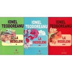 La Medeleni este o trilogie a scriitorului Ionel Teodoreanu a carei actiune se petrece in satul Medeleni din judetul Iasi de astazi la Iasi si la Bucuresti Trilogia include romanele Hotarul nestatornic publicat in 1925 Drumuri publicat in 1926 si Intre vanturi publicat in 1927Actiunea se petrece in mare parte la mosia familiei Deleanu la Medeleni Scriitorul Ionel Teodoreanu descrie viata unor copii Danut Olguta si Monica Dupa cum sustine si autorul Olguta este unul 