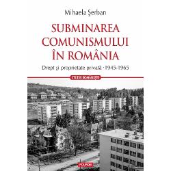 Traducere din limba englez&259; de Miruna Andriescu„Mihaela &350;erban argumenteaz&259; conving&259;tor c&259; legalitatea comunist&259; în Europa Central&259; &351;i de Est în perioada socialist&259; ar trebui în&355;eleas&259; în egal&259; m&259;sur&259; ca instrument de represiune al statului &351;i ca spa&355;iu pentru continuitate acomodare &351;i subversiune Acest argument este sus&355;inut de multiple surse istorice &351;i 