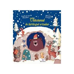 Cr&259;ciun fericit Toate animalele din p&259;durea nins&259; a&537;teapt&259; cu ner&259;bdare Cr&259;ciunul Chiar toate Ursul moroc&259;nos Martin nu suport&259; Cr&259;ciunul Dar tocmai în Ajun animalele vin unul dup&259; altul &537;i îi bat la u&537;a bârlogului O &537;oricu&539;&259; o familie de cerbi doi iepura&537;i câ&539;iva arici &537;i trupa ratonilor – to&539;i caut&259; ad&259;post de viscol &537;i aduc cu ei o 