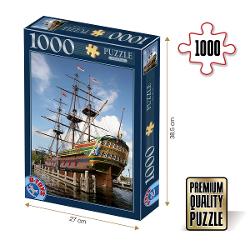 Jocurile puzzle sunt o aventur&259; exploratorie pentru mintea ta Descoper&259; gama puzzle 1000 piese Locuri celebre &537;i f&259; un tur prin multe atrac&539;ii turistice emblematice din lumePuzzle 1000 piese Amsterdam red&259; imaginea unui obiectiv reprezentativ al capitalei olandeze replica unei nave din secolul al XVIII-lea apar&539;inând companiei Indiile de EstUtilizat&259; ca nav&259; comercial&259; nava Amsterdam 