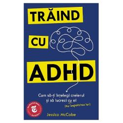 Aceasta carte a schimbat modul in care milioane de oameni privesc ADHD-ul Traind cu ADHD este o carte prin care Jessica McCabe creatoarea canalului de YouTube How to ADHD creioneaza un ghid sincer plin de empatie si umor despre cum poti nu doar sa supravietuiesti ci sa iti creezi o viata buna chiar si atunci cand creierul tau nu se incadreaza in tipareInspirata din propria experienta Jessica explica cu claritate si compasiune cum ADHD-ul influenteaza concentrarea 