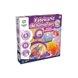 SET FABRICA DE LUMANARI Cu aceasta jucarie magica si educativa poti crea pana la 8 lumanari fermecate personalizandu-le cu culorile si aromele tale preferate Nu rata ocazia &mdash fii printre primii care se bucura de noile kituri Science4you mai moderne mai vibrante si mai distractive ca niciodata Continutul setului suport pentru fitil masa de laborator pahare mari de masurat spatule din lemn manusi pipete Pasteur fitiluri pensula pahar mic de masurat forma de unicorn 3D 