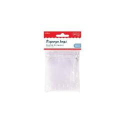 Elegan&539;&259; &537;i rafinament pentru ambalaje &537;i cadouri speciale&eth;&194;&159;&194;&142;&194;&128; Prezentare delicat&259; &537;i elegant&259; &ndash; s&259;cule&539;i din organza alb&259; cu panglic&259; pentru &icirc;nchidere ideali pentru a oferi daruri sau suveniruri cu stil&eth;&194;&159;&194;&142;&194;&129; Versatili &537;i practici &ndash; potrivi&539;i pentru bijuterii bomboane s&259;punuri handmade m&259;rturii de nunt&259; 