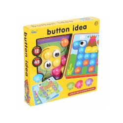 Joc mozaic cu pioneze piese mari FantaColor 3 ani Copiii se vor bucura de acest joc de mozaic de dimensiuni mari cu tabla de joc si piese mari usor de manevrat potrivite mainilor lor mici Setul este realizat din plastic de calitate rezistent si durabil fiind proiectat astfel incat sa faca fata orelor de joc indelungate atat acasa cat in colectivitatile de copii Jucaria este sigura cu o multitudine de moduri de combinare a pieselor Cu ajutorul acestui joc copii pot crea mozaicuri 