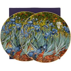 Set cu 2 farfurii din portelan Van Gogh Iris 19 cm 5957720