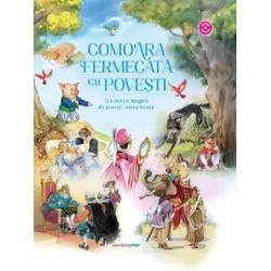 În aceast minunat selecie vei întâlni repovestiri ale celor mai iubite basme clasice cum ar fi Frumoasa din pdurea adormit i Alb-ca-Zpada i cei apte pitici dar i reproduceri ale operelor bine cunoscuilor Frai Grimm i Hans Christian AndersenBogat ilustrat cu desene viu colorate pe fiecare paginComoara fermecat cu poveti aduce în atenia micilor cititori basme cu origini strvechi i eroi legendari – o carte 
