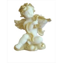 Figurina inger din alabastru inaltime 9 cm lucrata cu atentie la detalii Perfecta pentru colectii cadouri sau pentru a adauga un strop de eleganta si spiritualitate in decorul casei tale Finisajul natural al alabastrului ii confera un aspect delicat si luminos