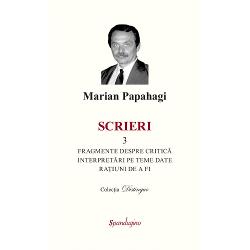 Insumand studii si eseuri critice recenzii interviuri conferinte proiecte legislative dedicate reformarii invatamantului universitar romanesc volumul de fata recompune caleidoscopic un emotionant portret intelectual al lui Marian Papahagi In panorama criticii literare contemporane ce inaugureaza acest stralucit desant al ideilor culturale se inscriu o seama de profiluri distincte ale caror contributii propun o abordare fenomenologica a creatiei artistice manifestand totodata un 
