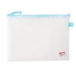 Format A5Plastic tip plasa rezistentInchidere cu fermoarCuloare fermoar bleup 