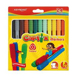 Carioca cu corp triunghiular cu zona confortabila de prindereCapace conectabilePentru coloriaj uz generalMaterialPPUtilizare universala