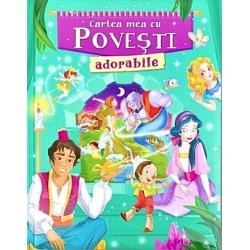 Cartea mea cu povesti adorabile este o colectie plina de tandrete si magie creata special pentru cei miciFiecare poveste ii poarta pe copii intr-o lume blanda si colorata unde personajele sunt prietenoase intamplarile sunt usor de urmarit iar finalurile aduc mereu zambeteTextele sunt scurte simple si adaptate varstei perfecte pentru primele momente de lectura sau pentru serile linistite petrecute in familiePrin povesti pline de caldura copiii descopera 
