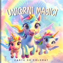 Descoperiti lumea unicornilor magici Cu desene minunate de colorat - unicorni curcubee si multe altele Pe locuri fiti gata colorati&nbsp;