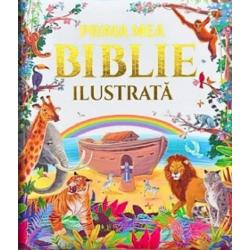 Prima mea Biblie ilustrata este o carte special creata pentru cei mici menita sa ii apropie cu blandete de primele povesti biblice si de valorile crestinePrin texte simple adaptate varstei copilului si ilustratii colorate pline de expresivitate aceasta Biblie devine prima intalnire a celor mici cu lumea credintei a iubirii si a bunatatiiPovestile sunt repovestite intr-un limbaj usor de inteles astfel incat copiii sa poata descoperi mesajele esentiale despre iubire 