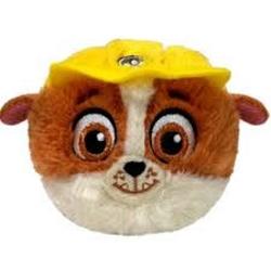 Jucarie de plus TY Beanie Bouncers - PAW PATROL RUBBLE TY 83020