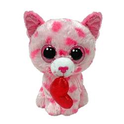 Jucarie de plus TY Beanie Boos - Sweet pisica cu inimioara 15 cm TY 37397