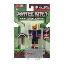 Creeaza exploreaza si supravietuieste cu figurile Minecraft Aceste figurine de actiune au fost create in mod autentic folosind designul pixelat al jocului video asa ca sunt grozave pentru joc si afisare Articulatiile mobile permit personajelor emblematice sa atinga ipostaze de actiune Fiecare figurina vine cu o piesa Build A Portal Jucatorii le pot colecta pe toate pentru a construi un portal complet Minecraft End care este de doua ori mai inalt decat figura Este un cadou grozav pentru 