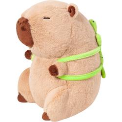 Jucarie de plus capibara 20cm Este greu sa rezisti dragalaseniei unui capibara simpatic si pufos de plus care te cheama la rasfat Inca din primele luni de viata copiii isi aleg jucarii de plus si sunt fascinati de ele Animalele din plus sunt primele jucarii de care cei mici incep sa se ataseze Cu siguranta si noi am avut acea jucarie de care nu ne-am despartit inca din copilarie Jucariile de plus sunt utile educative si contribuie eficient la dezvoltarea fizica si psihica a micutilor 