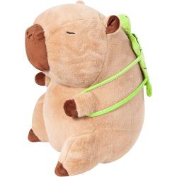 Jucarie de plus capibara 40cm Este greu sa rezisti dragalaseniei unui capibara simpatic si pufos de plus care te cheama la rasfat Inca din primele luni de viata copiii isi aleg jucarii de plus si sunt fascinati de ele Animalele din plus sunt primele jucarii de care cei mici incep sa se ataseze Cu siguranta si noi am avut acea jucarie de care nu ne-am despartit inca din copilarie Jucariile de plus sunt utile educative si contribuie eficient la dezvoltarea fizica si psihica a micutilor 