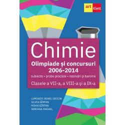 Aceast&196;&131; culegere de chimie reprezint&196;&131; un instrument valoros pentru elevii din clasele a VII-a a VIII-a &200;&153;i a IX-a care aspir&196;&131; la performan&200;&155;&196;&131; &icirc;n cadrul concursurilor &200;&153;colare &200;&153;i olimpiadelorLucrarea include 56 de teste &200;&153;i 14 probe practice propuse la etapele local&196;&131; jude&200;&155;ean&196;&131; &200;&153;i na&200;&155;ional&196;&131; ale 